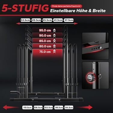 Регульовані турніки для віджимань та підтягувань для домашнього спортзалу, 400 кг, портативні тренувальні снаряди, турнік для віджимань та силових тренувань всього тіла, обладнання для калістеніки для початківців та професіоналів