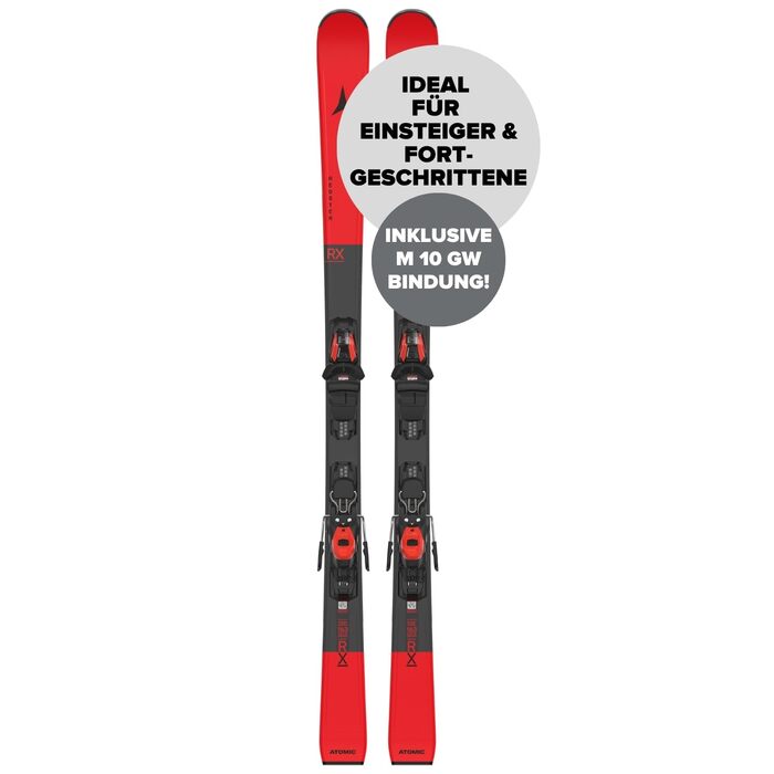 Лижі Atomic REDSTER RX для жінок та чоловіків. Сезон 2025/26. Технологія Bend-X, Densolite Core.