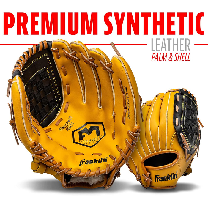 Рукавиця для бейсболу Franklin Sports Field Master 10.5 дюймів для правшів