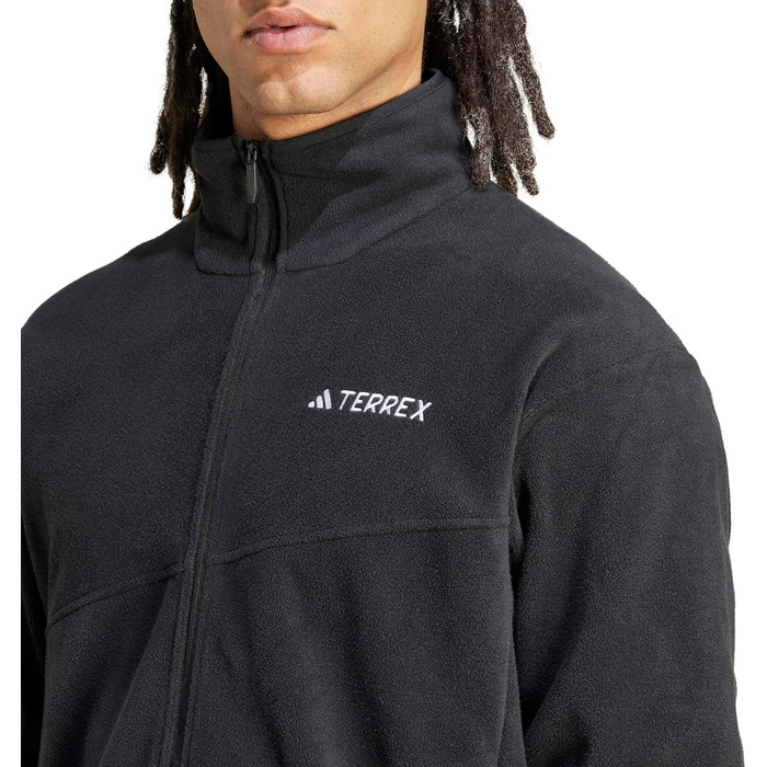 Чоловіча флісова куртка-світшот adidas Terrex Multi Full Zip, чорна, розмір L