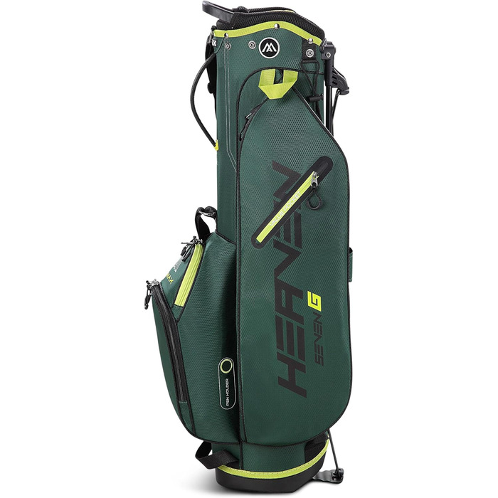 Сумка для гольфу Big Max Heaven 7 G Standbag Forestgreen-Lime з підставкою