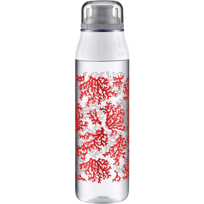Alfi пляшка для води Tritan 700 мл, BPA Free, кор coral, герметична, для газованої води, для школи, спорту, походів, посудомийна машина