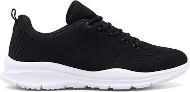 Кросівки для бігу та занять спортом: дихаючі, легкі, для чоловіків та жінок (A, чорний, 41 EU)