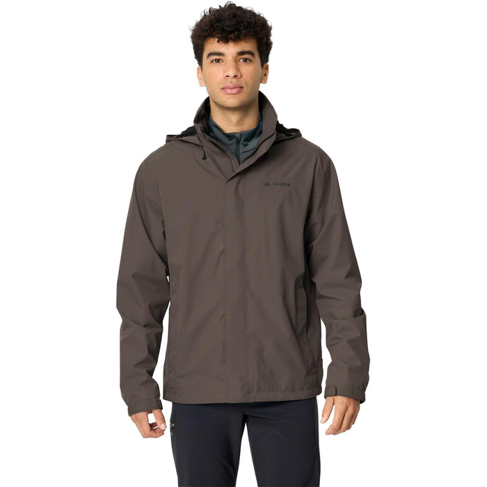 Чоловіча водонепроникна куртка VAUDE Escape light Jacket — вітрівка з мембраною, дихаюча, колір deer brown, розмір 4XL