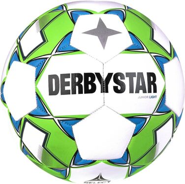 Дитячий футбольний м'яч Derbystar Junior Light розмір 5, біло-зелений