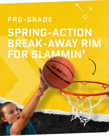 Баскетбольний кошик SKLZ Pro Mini Hoop для дому з м’ячем