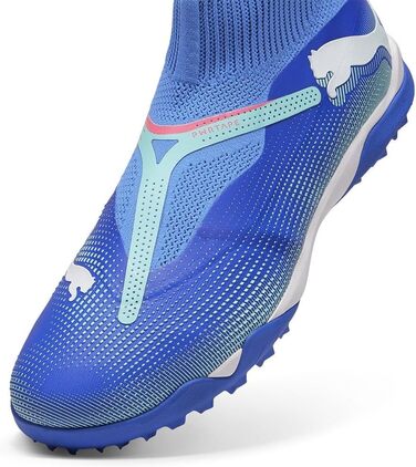 Кросівки футбольні PUMA Future 7 Match+ Ll Tt, 43 EU, блакитний/білий/м'ятний