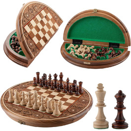 Шахи Master of Chess ручної роботи з дерева, рубінові, декоративні, фігурні