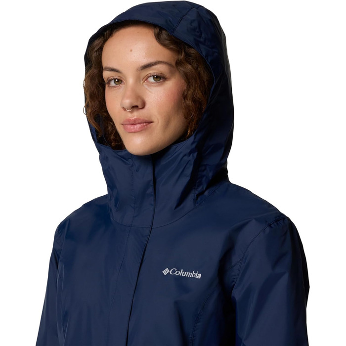 Жіноча водонепроникна куртка-дощовик Columbia Arcadia™ II, колір Collegiate Navy (розмір M)