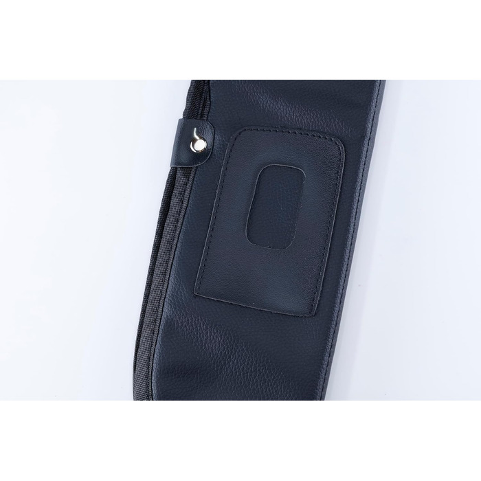 Чохол для кия для більярдного кия, чорний/коричневий - для 1/2 кия, переносна сумка для більярдного кия, снукеру