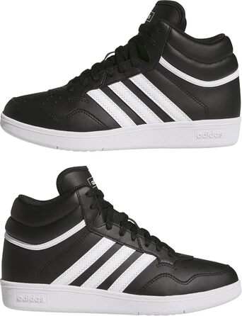 Кросівки баскетбольні Adidas Hoops 4.0 Mid Top жіночі 38 EU чорно-білі