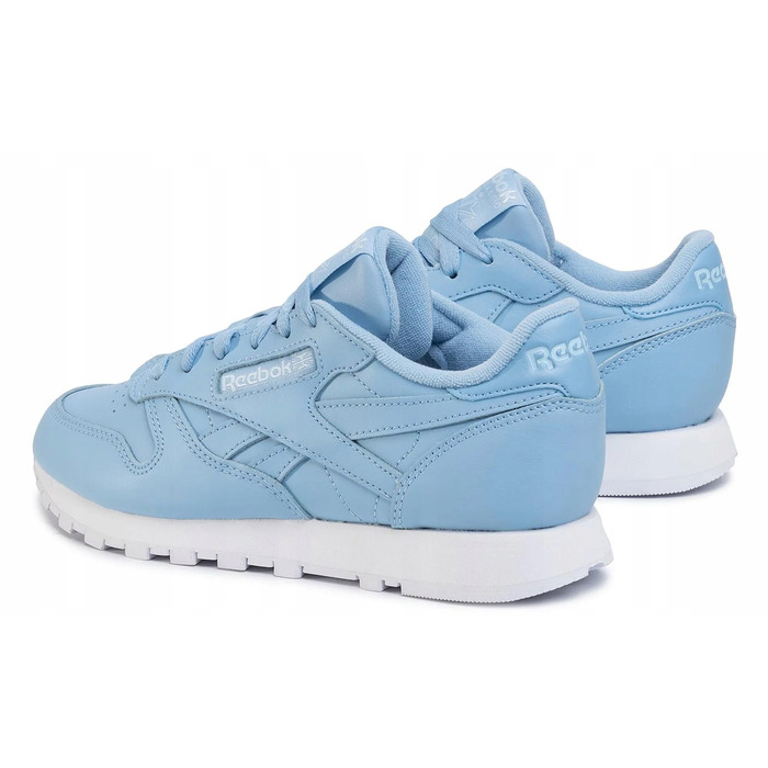 Жіночі шкіряні кросівки Reebok Classic Leather CL LTHR, сині, розмір 35,5