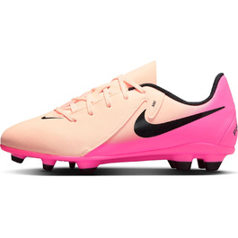 Дитячі кросівки Nike Phantom Gx 2 Club для футболу (36 EU, Crimson Tint Black Pink Blast)