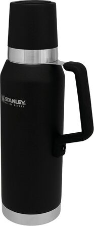 Термос Stanley Master Unbreakable 750 мл Foundry Black, нержавіюча сталь, 4-шарова вакуумна ізоляція, кришка-чашка, для гарячих та холодних напоїв, підходить для посудомийної машини