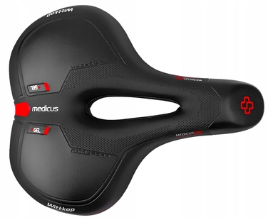 Гелеве велосипедне сідло Wittkop Medicus Pro 6.3 для MTB, трекінгових та міських велосипедів