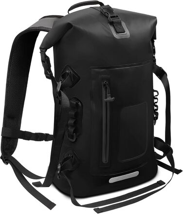 Водонепроникний рюкзак ioutdoor 30-35 л з ролтопом, м'якими лямками та герметичною блискавкою, сумка Dry Bag для водного спорту, велосипеда, туризму
