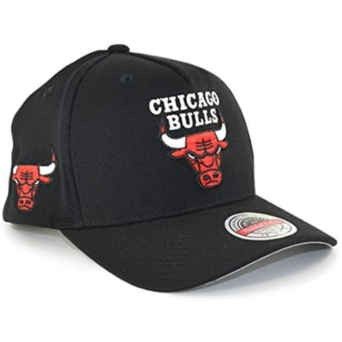 Кепка Mitchell & Ness NBA Classic Red Eazy Snapback з логотипом Bulls, червона, регульована