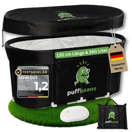 Преміум овальна крижана ванна 120 см — складна мобільна крижана бочка для дорослих з алюмінієвим каркасом та термоізоляцією для відновлення та релаксації, для дому та вулиці