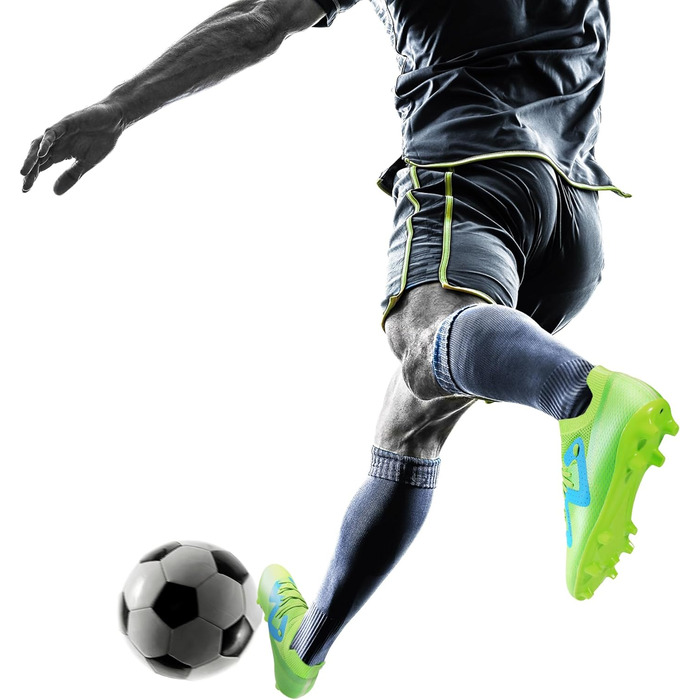 Чоловічі футбольні бутси DREAM PAIRS - професійні, для тренувань та гри на вулиці, 46 EU, неоново-зелені