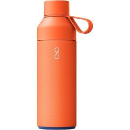 Ocean Bottle – багаторазова пляшка для води з переробленої нержавіючої сталі, екологічна, 1 л, помаранчева