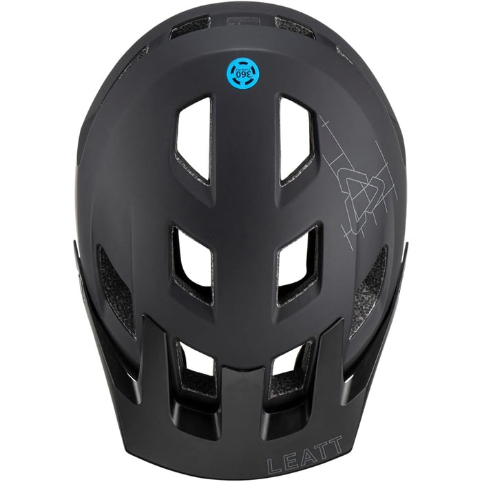 Велосипедний шолом Leatt MTB AllMtn 1.0 Stealth V23, розмір M (55-59 см)