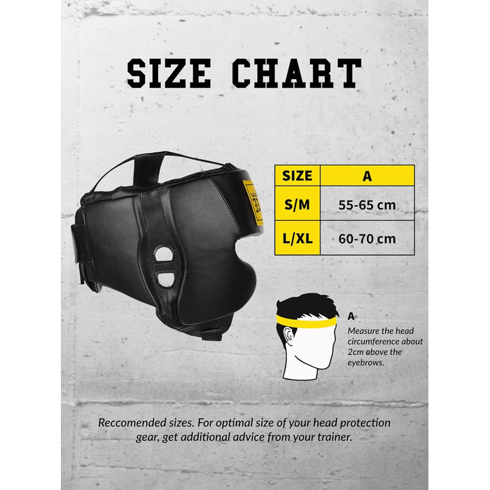 Захист голови BENLEE Rocky Marciano S/M чорного кольору