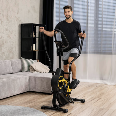 Орбітрек магнітний Hop-Sport HS-450B Dynamic чорно-жовтий