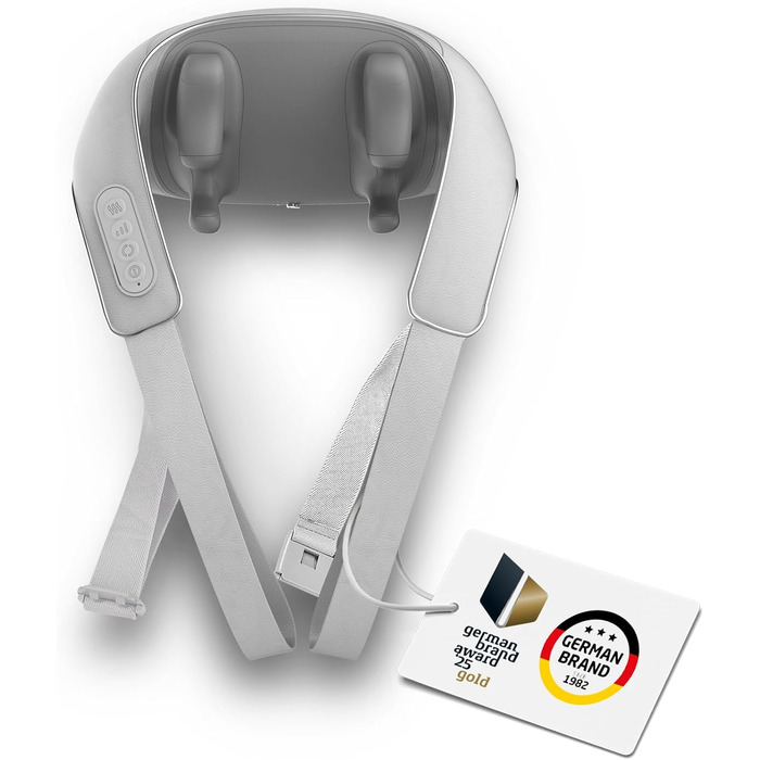 Масажер для шиї Medisana NM 990 бездротовий, для спини, шиї та плечей, легкий та портативний
