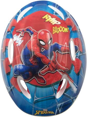 Дитячий велосипед A.T.L.A.S. Elo 16'' Marvel Spiderman, 2 гальма, передня панель, задній контейнер, шолом, червоний