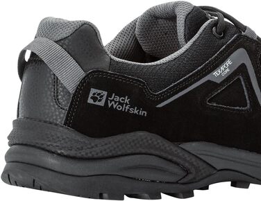 Чоловічі трекінгові черевики Jack Wolfskin Sunset Hike Texapore Low MW, чорні (40.5 EU)