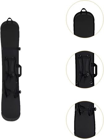 Чохол для сноуборда kowaku 160 см, м'який, унісекс, захисна сумка для сноуборду, сноубордична сумка для подорожей, скейтбордингу та активного відпочинку