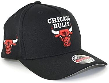 Кепка Mitchell & Ness NBA Classic Red Eazy Snapback з логотипом Bulls, червона, регульована