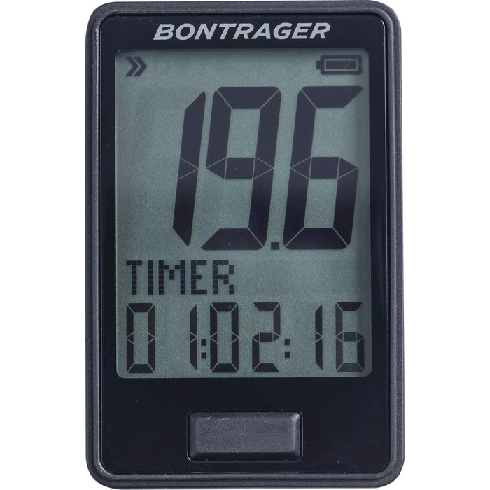 Велокомп'ютер Bontrager Ridetime бездротовий, чорний