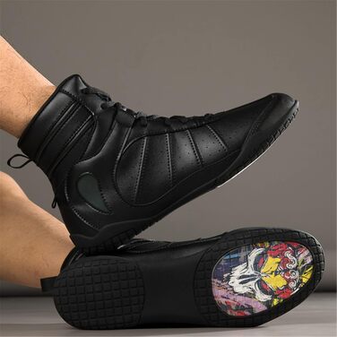 Жіночі боксерські черевики для бодібілдингу, чорні, 38 EU