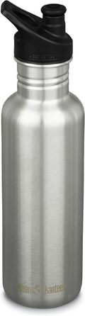 Термобутилка Klean Kanteen з нержавіючої сталі, 500 мл, універсальна, срібляста
