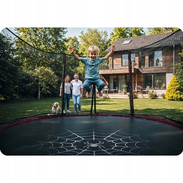 Садовий батут Neo-Sport 6ft/183см із зовнішньою сіткою та драбиною
