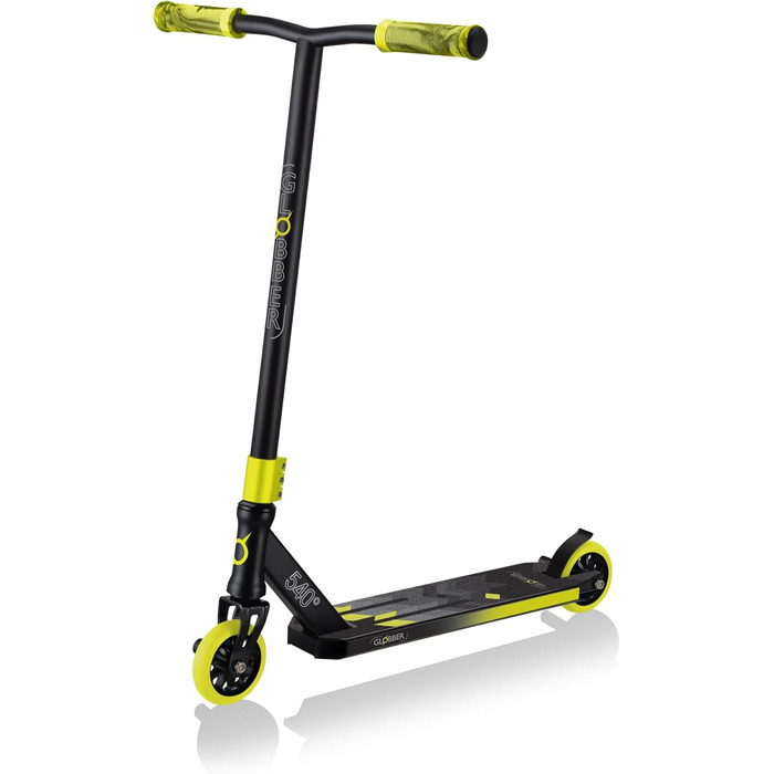 Трюковий самокат Globber GS 540, чорний/жовтий, для дітей від 8 років
