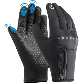 Велосипедні рукавички ROCKBROS з гелевою підкладкою та захистом зап'ястя. Теплі, вітрозахисні, нековзні рукавички для чоловіків та жінок.