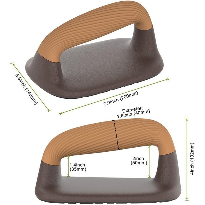 Обладнання для калістетики: бруси для віджимань, паралелі, бруси для стійки на руках, міцні бруси для віджимань, дошка для віджимань для тренувань на підлозі, стійка на руках, силові тренування, вантажопідйомність 226 кг, темно-зелений – перфорована основ