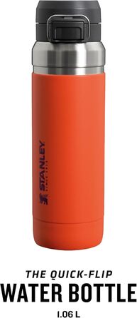Термобутилка Stanley Quick Flip з нержавіючої сталі, 7+ годин холоду, BPA-free, герметична, для води, придатна для посудомийки