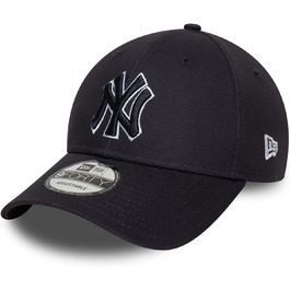 Кепка New Era 9Forty Strap Cap з вишитим логотипом New York Yankees (Navy)