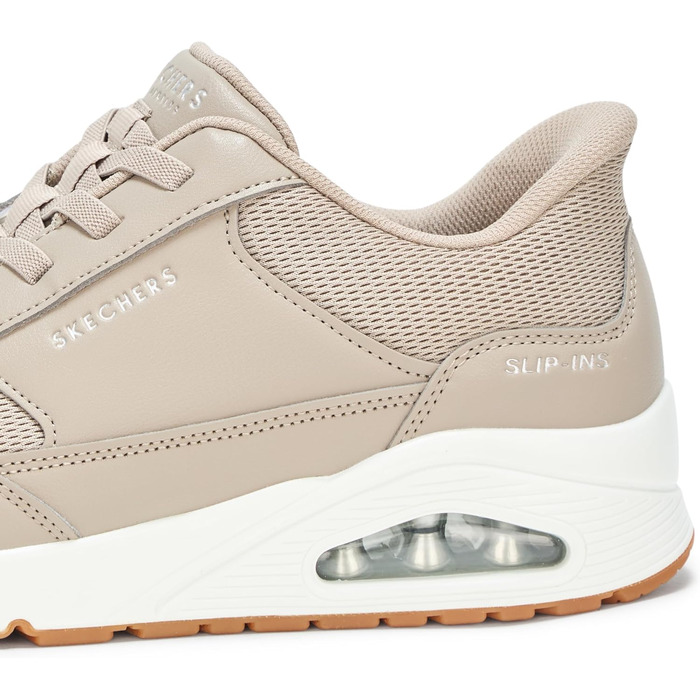 Чоловічі кросівки Skechers UNO - Banksia Hands Free Slip-ins, 42.5 EU, Taupe