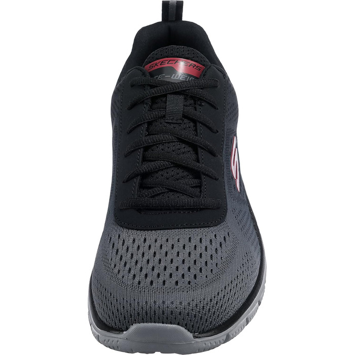 Чоловічі кросівки Skechers Track Ripknit — Спортивне взуття, чорні сітчасті, розмір 43 EU