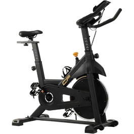 Велотренажер Clover Fitness з LCD-дисплеєм та 6 рівнями опору, чорний