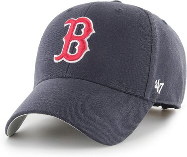 Кепка MLB Boston Red Sox MVP, унісекс, регульована, червоний логотип, темно-синій