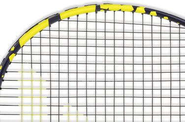 Бадмінтонна ракетка Babolat Power Light Allround, жовта, зі струнами, з чохлом