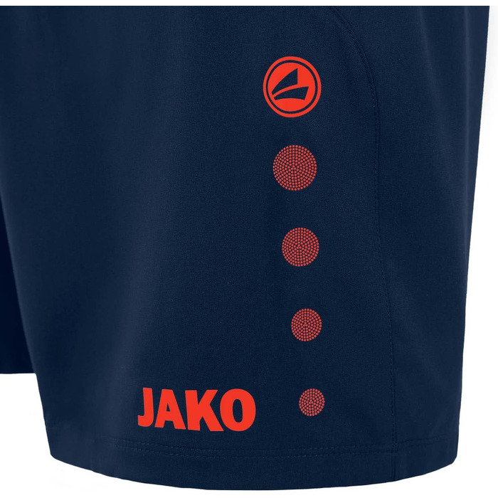 Чоловічі спортивні шорти JAKO Brasi C6292, темно-сині з червоним (3XL)