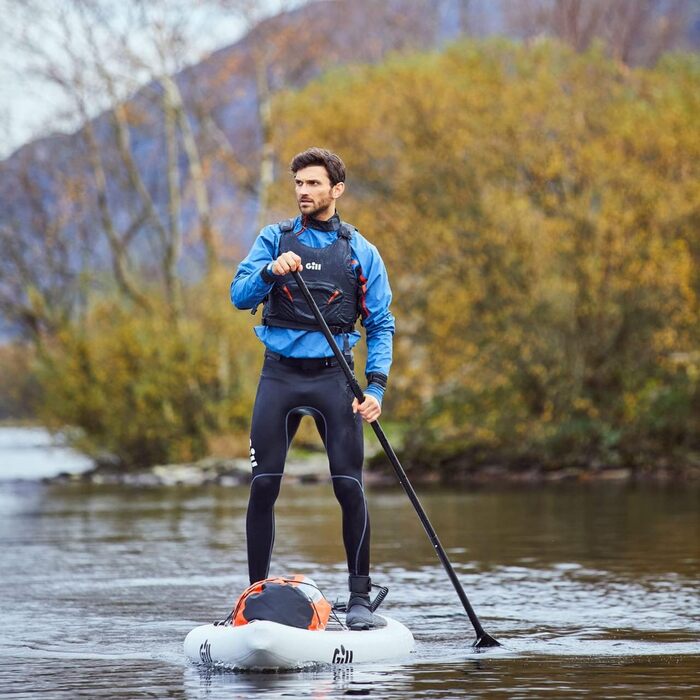 Рятувальний жилет Gill Pro Racer Side Zip 50N для каякінгу, вітрильного спорту та водних видів спорту, унісекс, чорний/помаранчевий