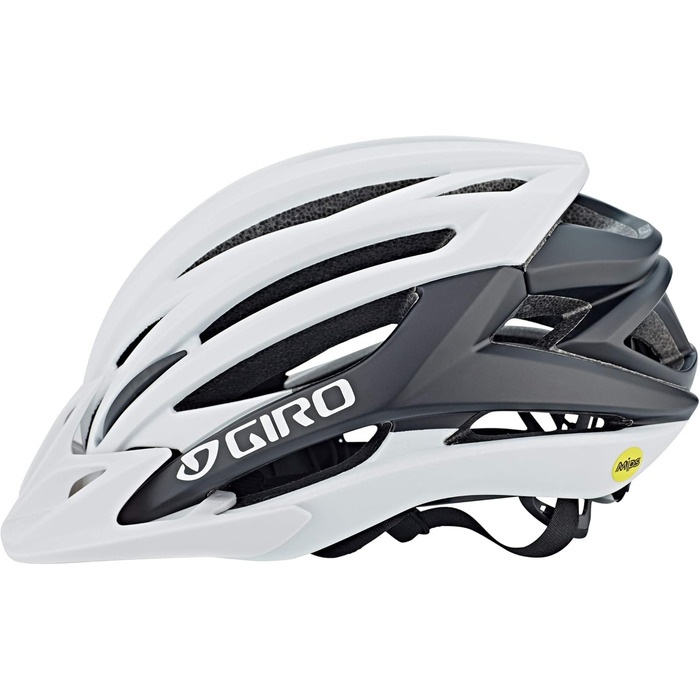 Велосипедний шолом Giro Artex MIPS для MTB, біло-чорний, матовий, розмір M, 2024