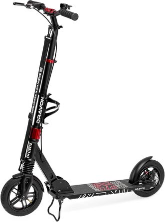 Скутер Raven Snug AIR з повітряними колесами, дзвіночком та тримачем для пляшки (200 мм, Dravon)